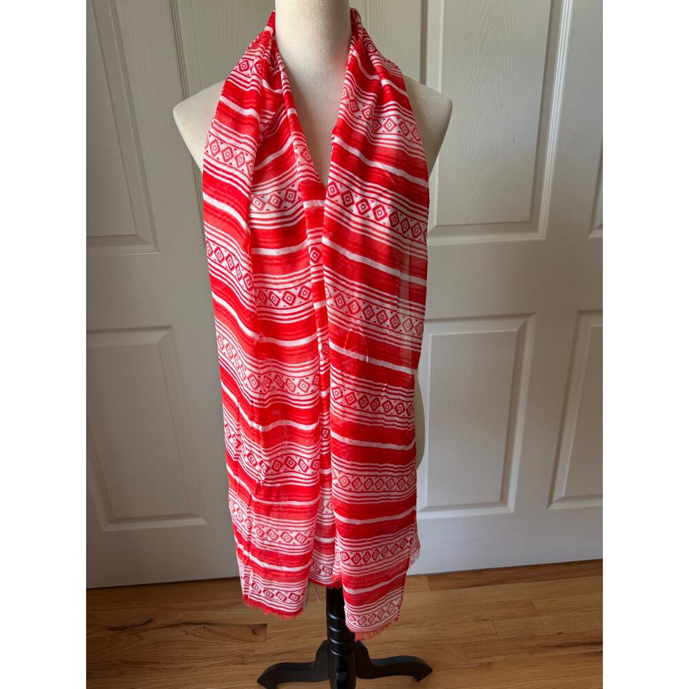 Vera Bradley NWT Sarape Paradise Fringe Scarf Wrap‎ Cruise Tropical Beach Resort